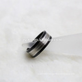 Fashion Blank Titanium Stainless Steel Band Ring For Men